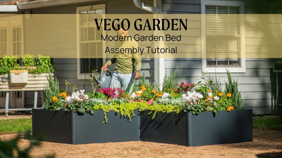 Modern Garden Bed Assembly Tutorial | Vego Garden