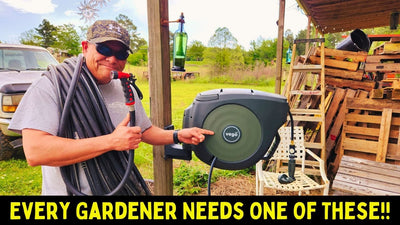 Struggling With Your Old Garden Hose? Upgrade To Vego Gardens Amazing Retractable Hose Reel!