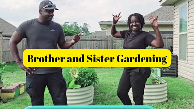 Brother and Sister Making Magic in the Garden ‪@SouthernSingingKitchen‬