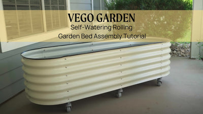Self-Watering Rolling Garden Bed Assembly Tutorial
