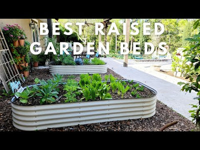Best Raised Garden Beds, No Tools Needed Easy to Install, 20 Year Warranty, USDA Organic Paint