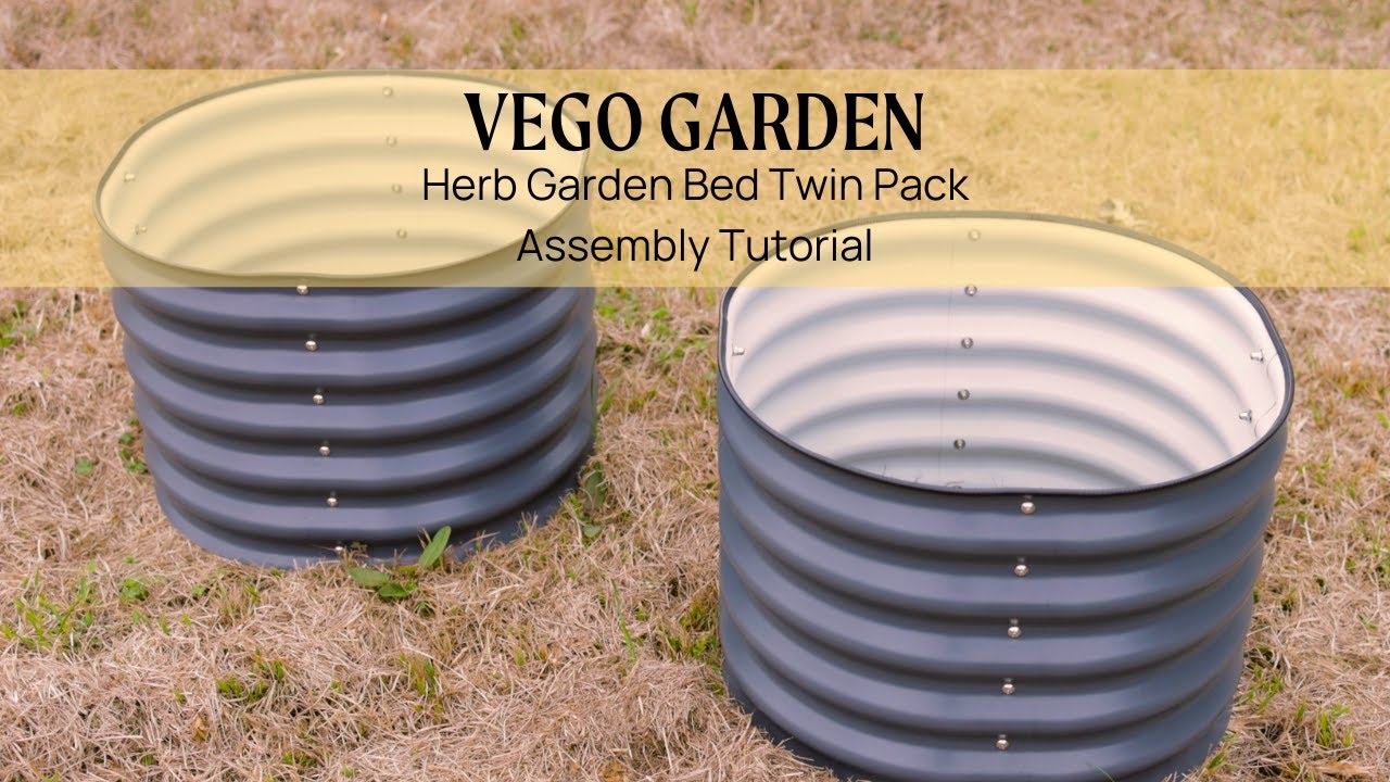 Vego Garden Assembly Tutorial Herb Garden Bed Twin Pack