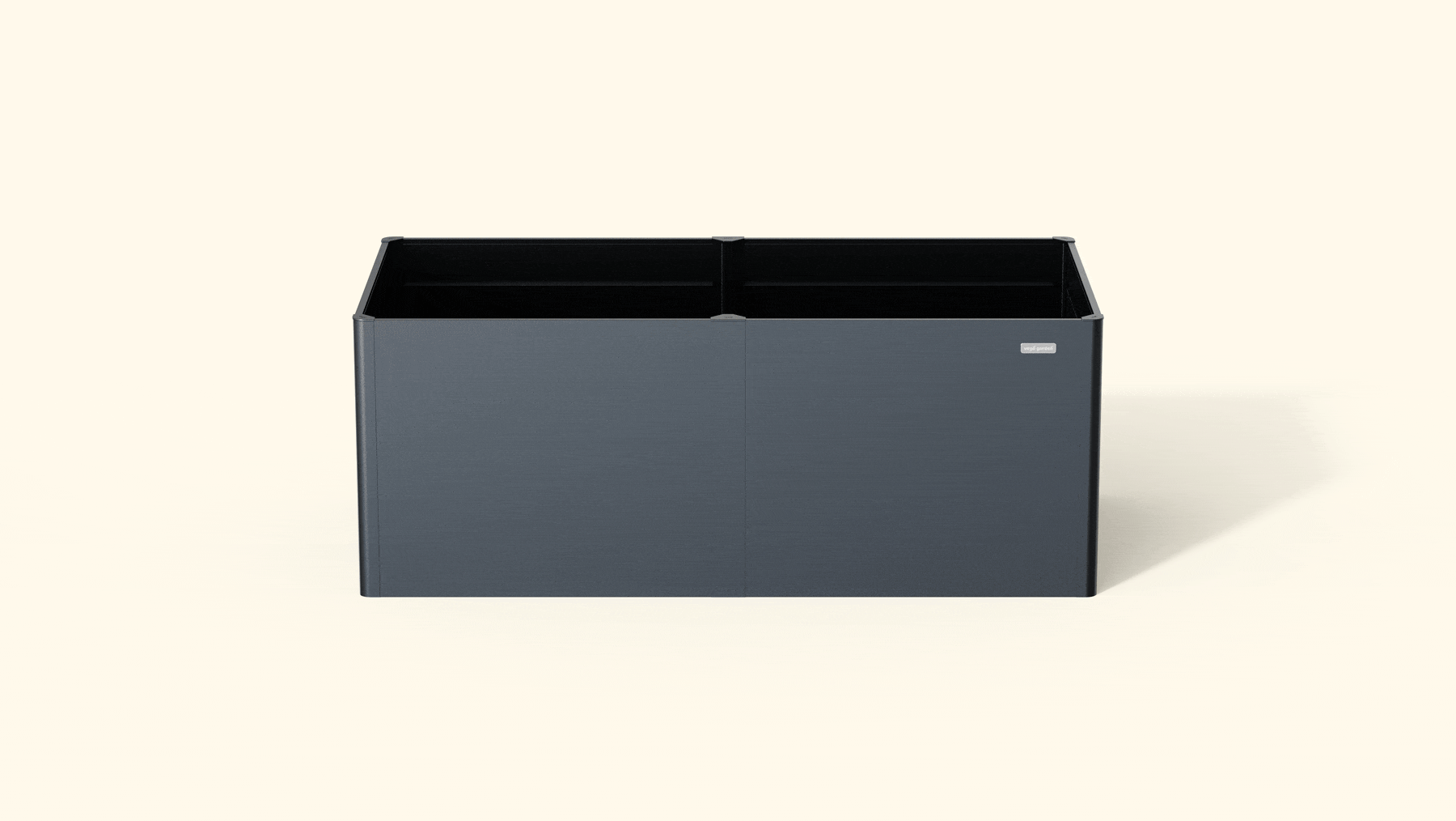 Modern 42" x 83" Metal Raised Garden Bed Building Instructions GIF