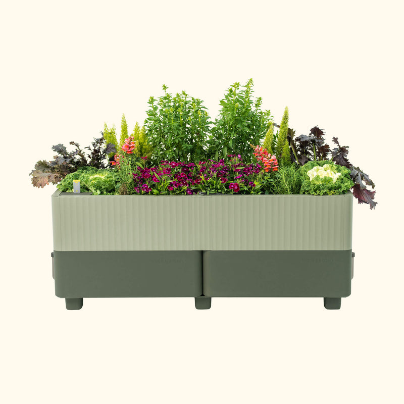 The EZCube Planter 21" x 48" Sage Green | Vego Garden