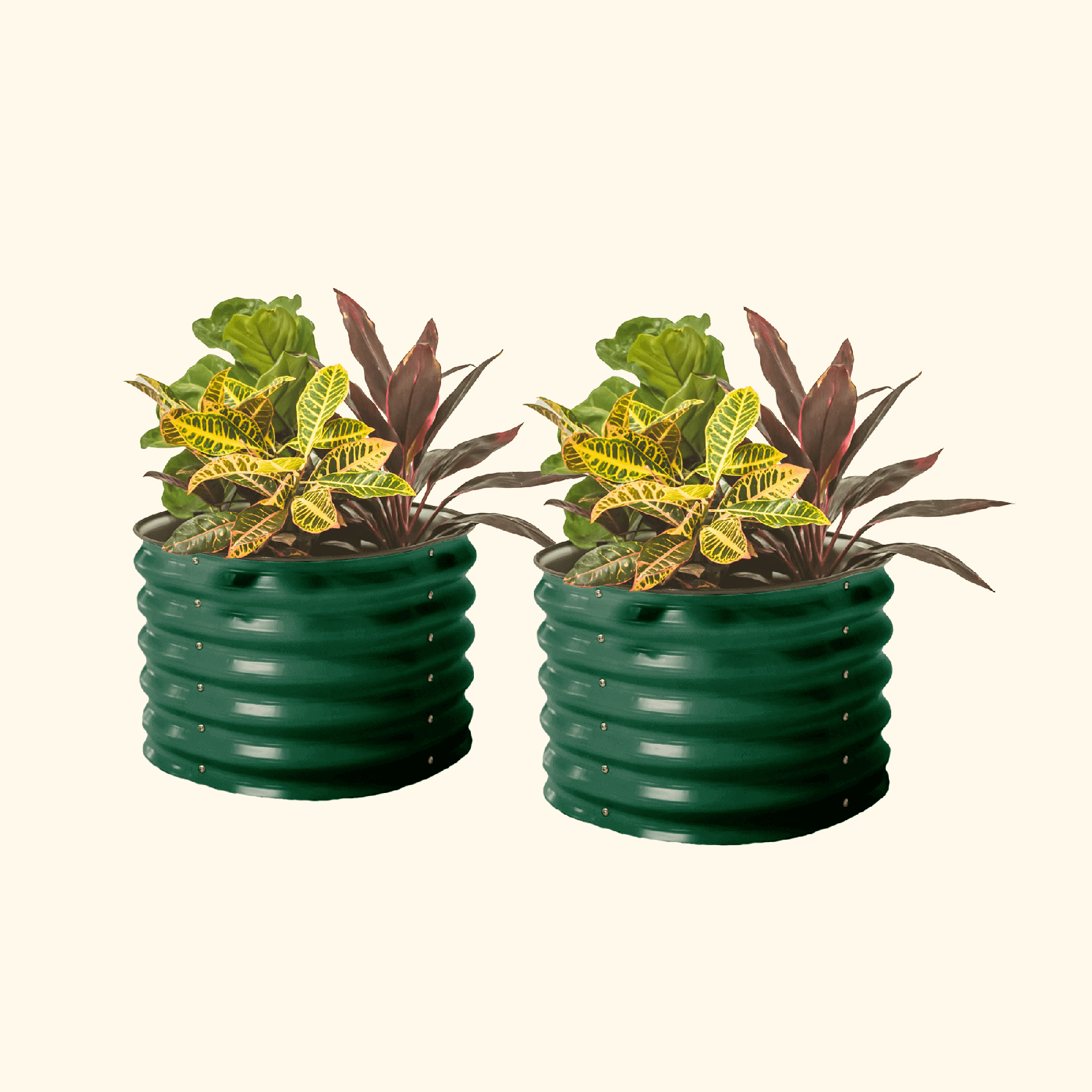 Vego Garden | Self-Watering Planter Twin Pack British Green