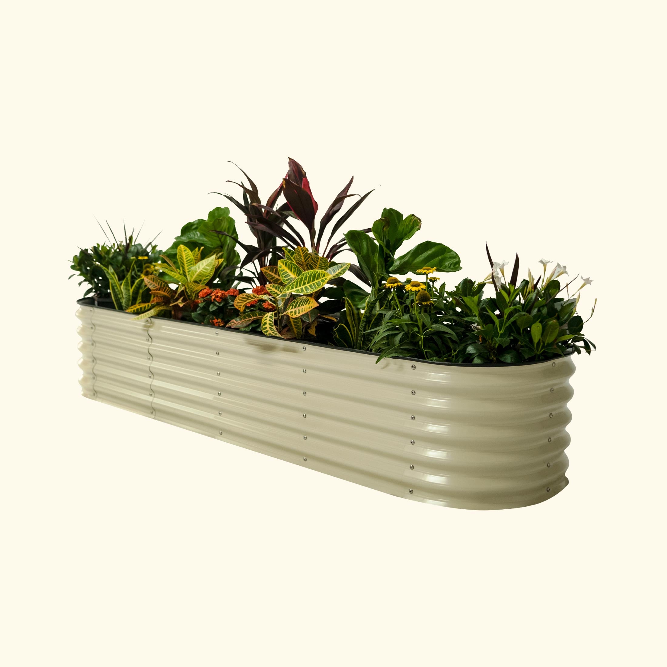 Vego Garden | Self Watering Bed Pearl White