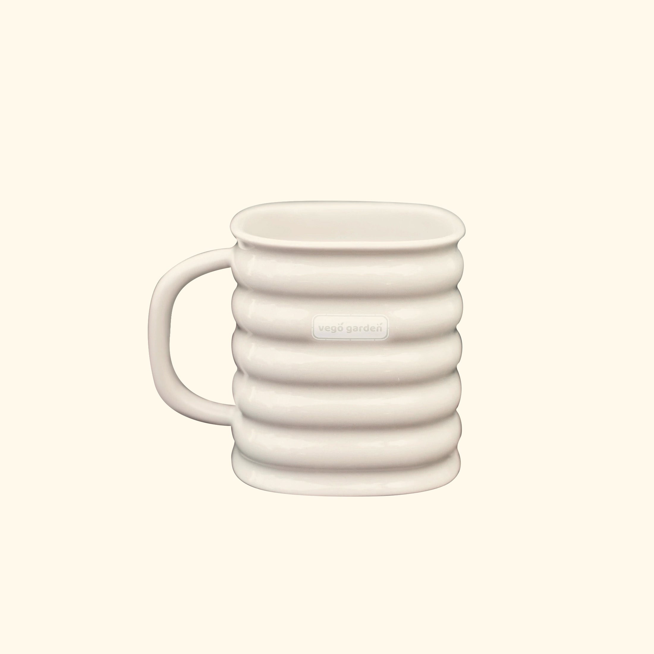 Vego Garden | Coffee Mug | Pearl White